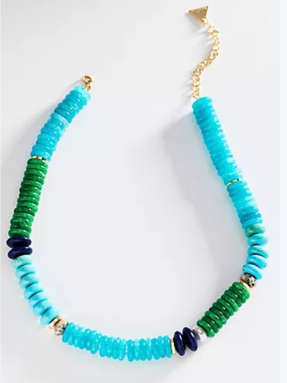 New Anthropologie Maggie jelly Turquoise & Green Beaded Women’s Necklace